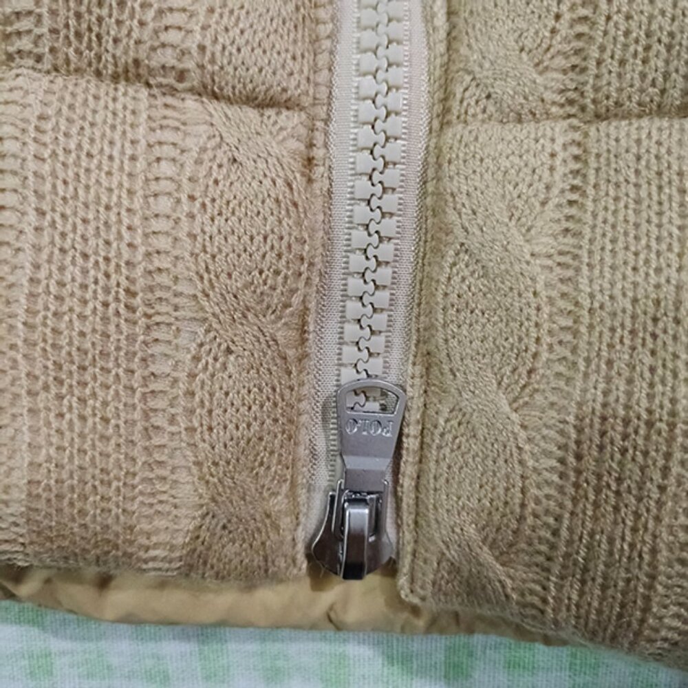 Polo Ralph Lauren Women's Cable-Quilted Wool-Cashmere Jacket - Picture 4 of 11